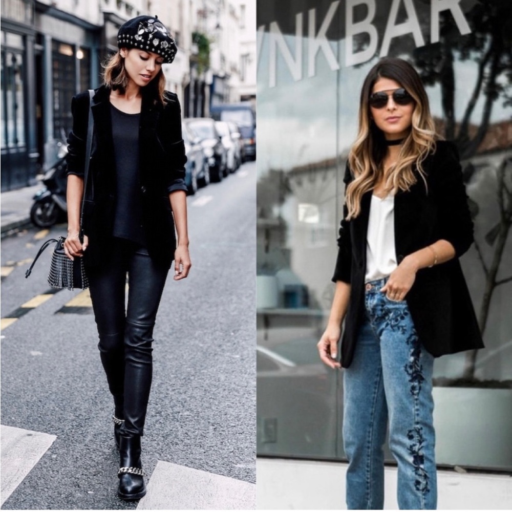 NWT MADEWELL DORSET Velvet Blazer XXS